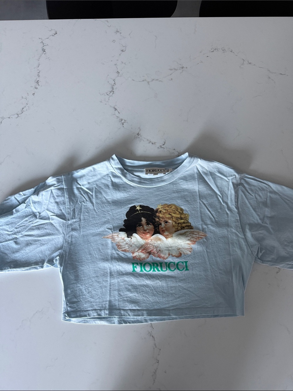 Fiorucci Angel Graphic Crop Tee